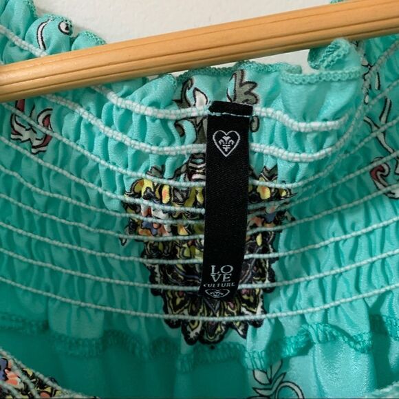 Love Culture Off the Shoulder Dress Style# 03224 M - Picture 3 of 4